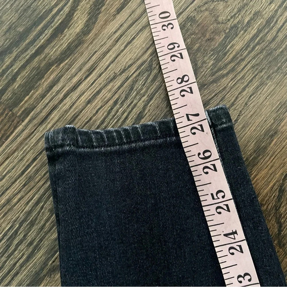 Madewell black high riser skinny distressed jeans size 27 - Picture 10 of 10